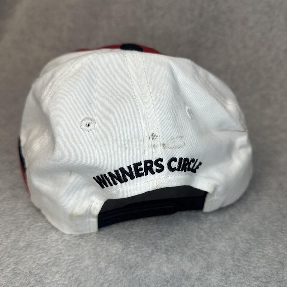 Toyota Racing Hat Cap Snap Back Red White Black NASCAR Racing Winners Circle - Picture 4 of 10